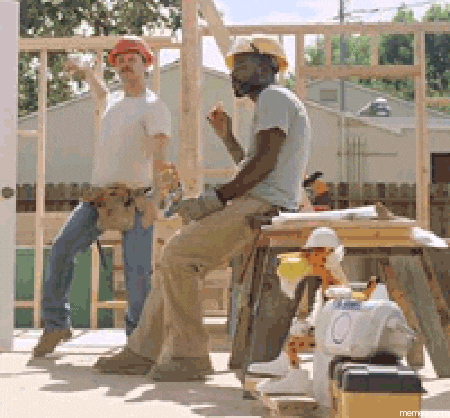 workers dancing