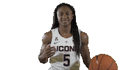 basketball ball Sticker by UConn Huskies