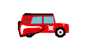 Redmatters car red speed race Sticker