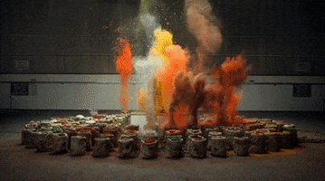 Exploding Slow Motion GIF
