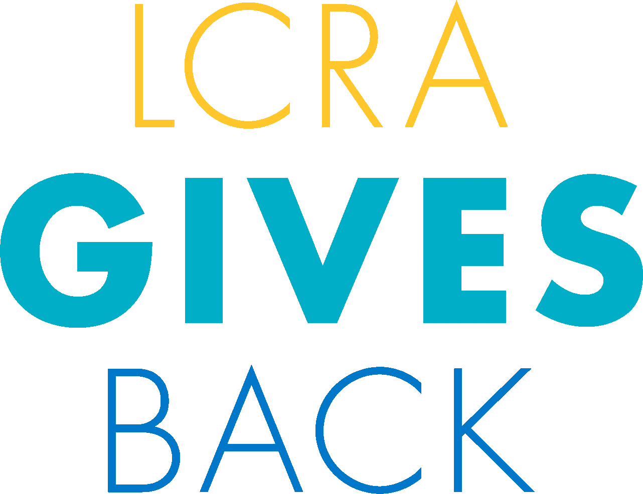 Lcra Gives Back Sticker by LCRA
