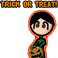 Trick Or Treat Halloween Sticker