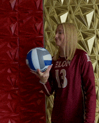 Elon Volleyball GIF by Elon Phoenix