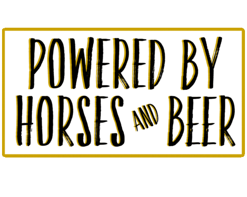 Beer Horse Sticker by Saddle and Sage