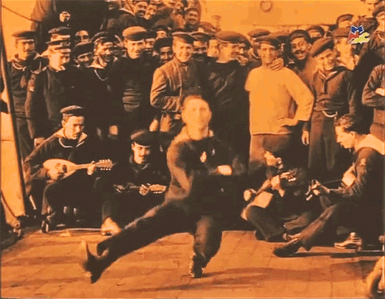 silent film dancing by GIF IT UP