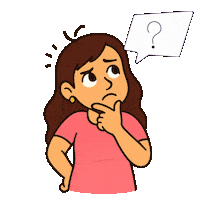 Confused Thinking Sticker