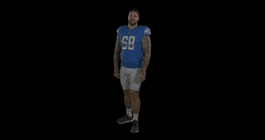 Taylor Decker Nod GIF by Detroit Lions