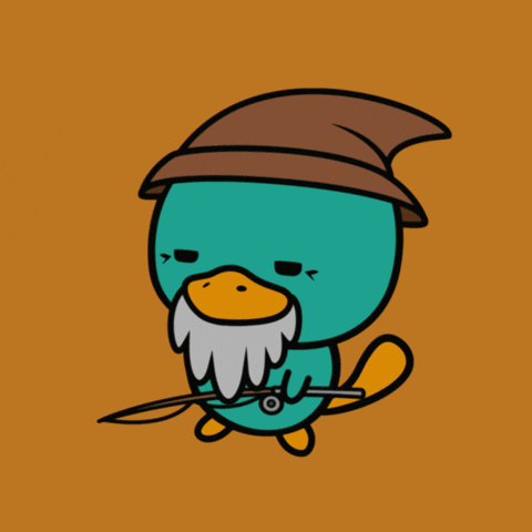 Platypus Fisherman GIF by Critters Quest
