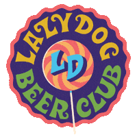 Logo Beer Sticker by Lazy Dog Restaurant & Bar