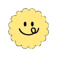 Happy Sticker Sticker by Cafe Knotted