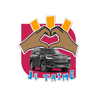 ToyotaFamily iloveyou toyota jetaime toyotafamily Sticker