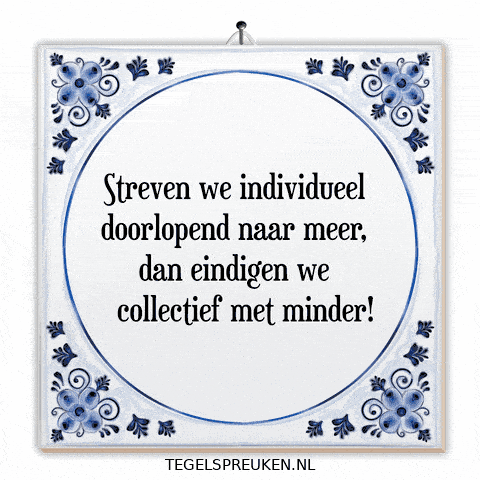 Wijsheid Reflectie GIF by Tegelspreuken.nl