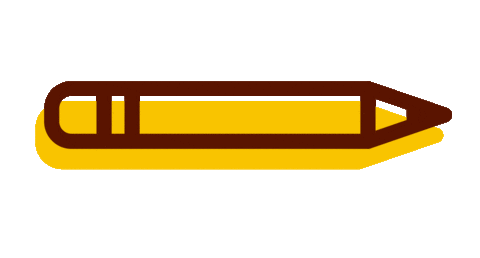 Pencil Rowanu Sticker by Rowan University