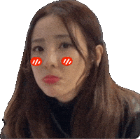 Sad Sandara Park Sticker