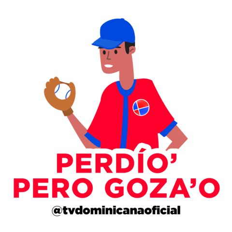Baseball Republicadominicana Sticker by Television Dominicana
