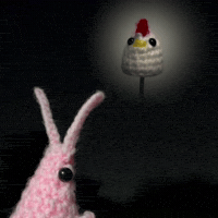 Chicken And I Wonder GIF