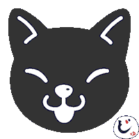 Happy Hour Cat Sticker by Izakaya Juraku