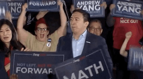 Andrew Yang Speech GIF