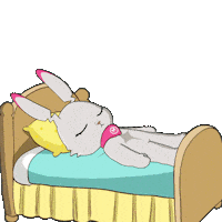Good Morning Sleeping Sticker by Fluffey
