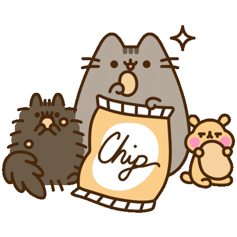 New Years Friends Sticker by Pusheen