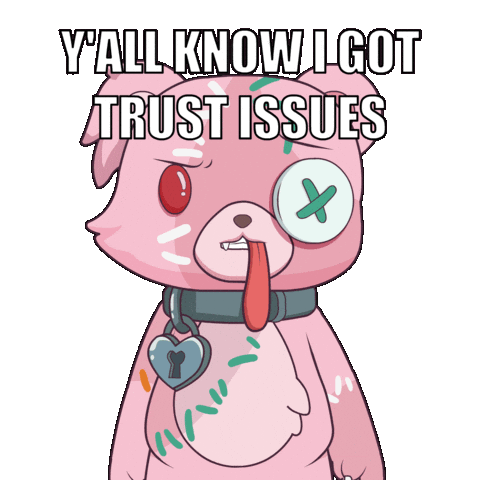 I Dont Believe You Trust No One Sticker by Masters of Mayhem