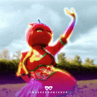 Dance Glow GIF by The Masked Singer UK & The Masked Dancer UK