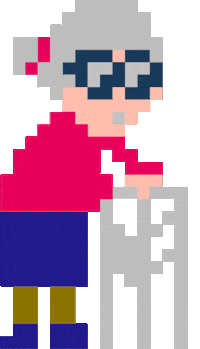 Grandma Sticker by Art'cade