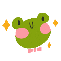 Illustration Frog Sticker