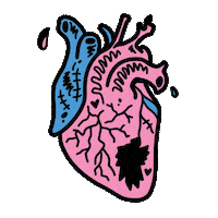 mogl love happy heart weird Sticker