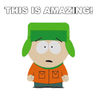 Kyle Broflovski Wow Sticker by South Park