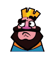 Clash Royale King Sticker