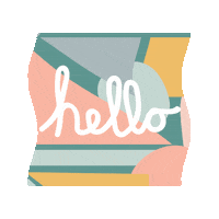 vilo99_ hello abstract pastel vilo99 Sticker