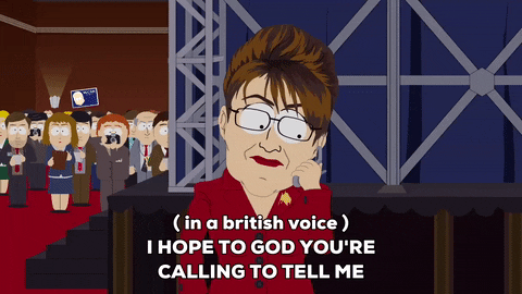 talking sarah palin GIF by South Park 