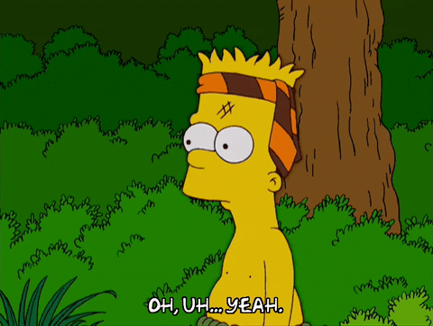 mad bart simpson GIF