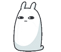 Bunny Think Sticker by bunny_is_moving