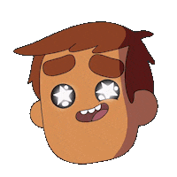 starry eyed sticker