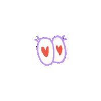 Fall In Love Eyes Sticker