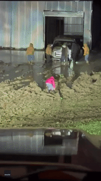 Little Girl's Flailing Attempts to Get Out of Mud Entertain Onlookers