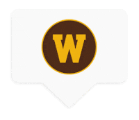 Western Michigan University Broncos Sticker by WMU Alumni Association