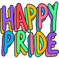 Happy Love Is Love Sticker by Poppy Deyes