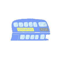 Bus Hostel Sticker