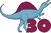 Dinosaur Dino Sticker by Charlotte Filshie