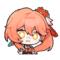 Surprised Hoyo Sticker