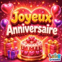 Happy Birthday Party GIF by Lucas and Friends by RV AppStudios