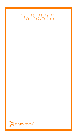 Challenge Sweatyselfie Sticker by Orangetheory Fitness
