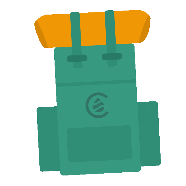 Hiking Camping Sticker by Cedarcide