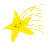 Shooting Star Estrella Fugaz Sticker