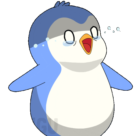 Blank Face What Sticker by Pudgy Penguins