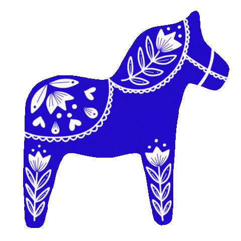 nordicnicole sweden swedish nordic dala Sticker