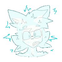 Shock Skeleton Sticker